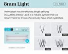 Original Eyelash 1 Point - 13 Types - Under Black