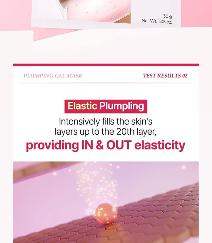 Plum Peptide Plumping Gel Mask Set - 30g x 4 sheets