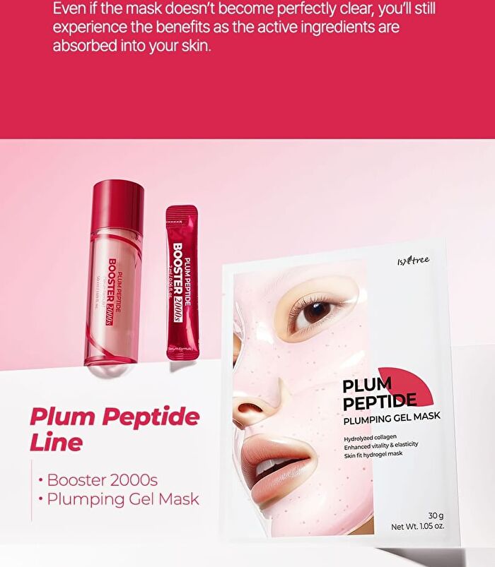 Plum Peptide Plumping Gel Mask Set - 30g x 4 sheets