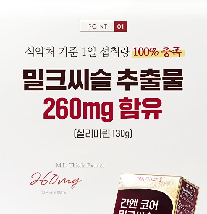 Liver N Core Milk Thistle - 500mg x 30 capsules
