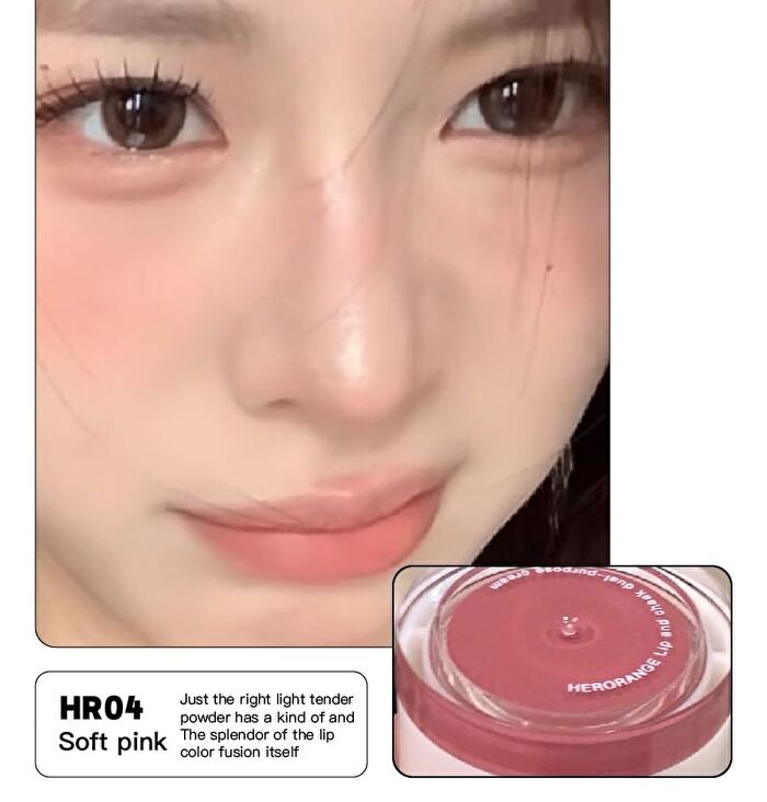 Herorange Lip & Cheek Dual -purpose Cream - 1-4 - #02 Coral Apricot