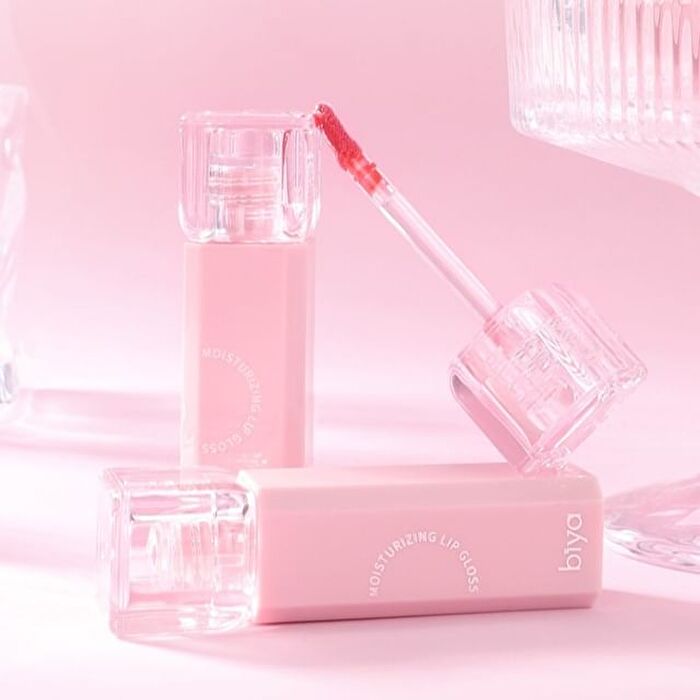 Sweet Heart Hydrating Lip Gloss - 4 Colors - 101# Peach - 4g