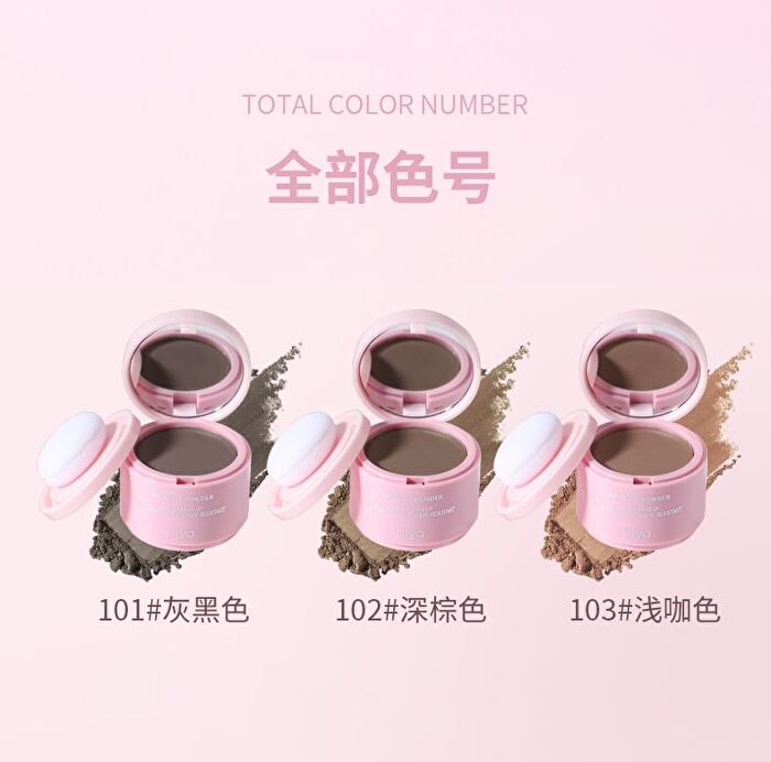 Natural Hairline Powder - 3 Colors - 102# Dark Brown - 2.5g