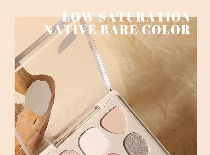 Geometry 9-Color Eyeshadow Palette - 2 Types - 101# Nude Coffee - 9g