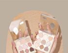 Geometry 9-Color Eyeshadow Palette - 2 Types - 101# Nude Coffee - 9g