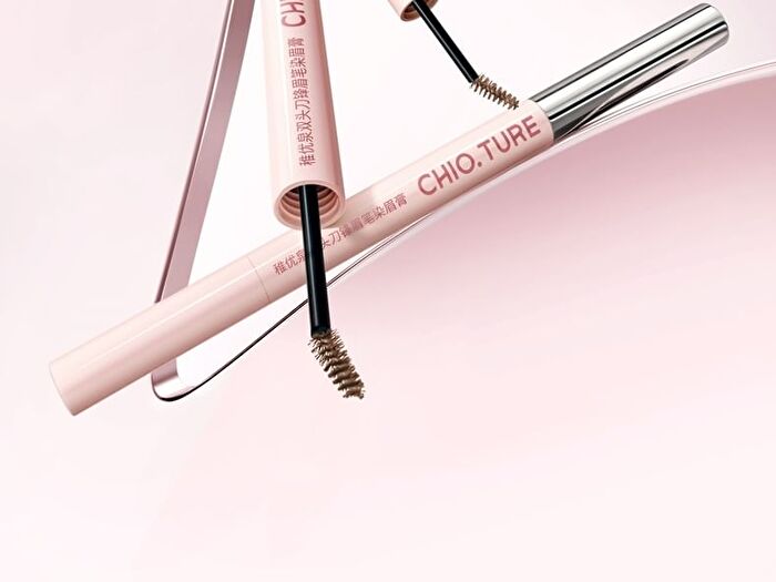 Dual-Ended Eyebrow Pen & Eyebrow Tint - 4 Colors - 04# Pink Brown (250mg & 750mg)