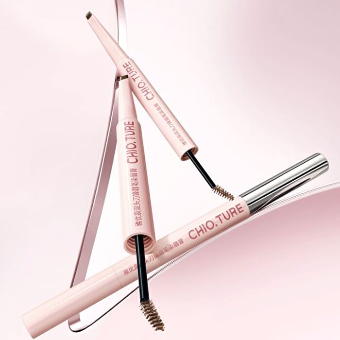 Dual-Ended Eyebrow Pen & Eyebrow Tint - 4 Colors - 04# Pink Brown (250mg & 750mg)