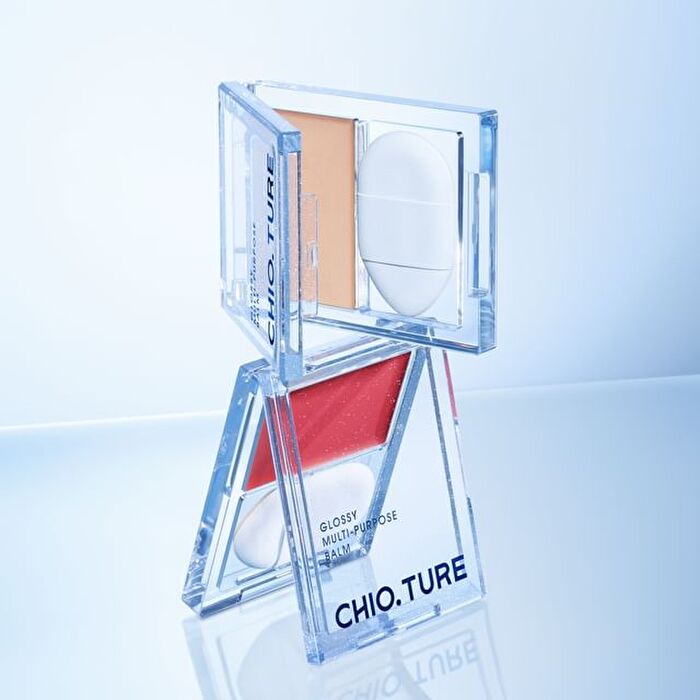 Chioture Glossy Multi-Use Cream Blush / Highlighter - G01# Crystal Red - 2g