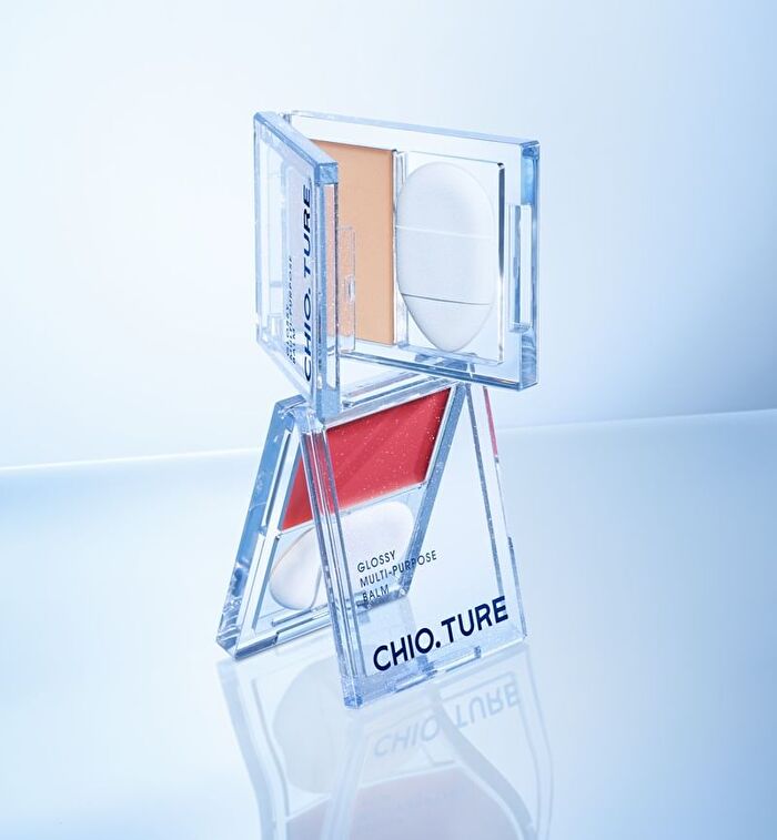 Chioture Glossy Multi-Use Cream Blush / Highlighter - G02# Champagne Gold - 2g