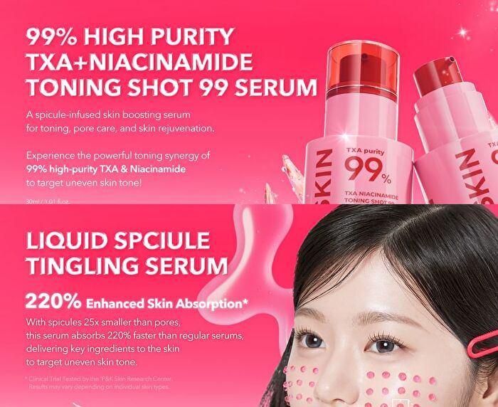 Aprilskin TXA Niacinamide Toning Shot 99 Serum - 30ml