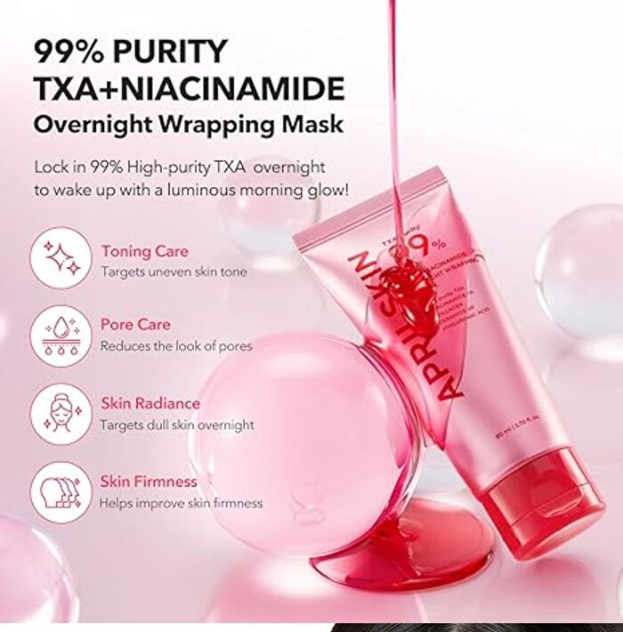 Aprilskin TXA Niacinamide 99 Night Wrapping Mask - 80ml