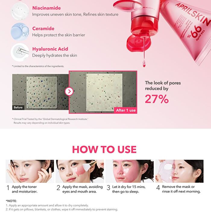 Aprilskin TXA Niacinamide 99 Night Wrapping Mask - 80ml