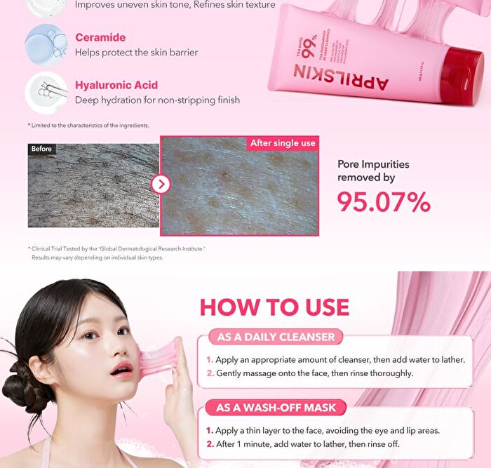 Aprilskin TXA Niacinamide 99 Deep Cleanser - 120g