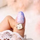 Moonlight Sakura Nail Art Stickers - 24 pcs