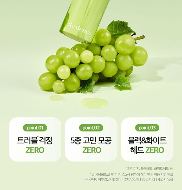 Re:dence Green Grape Pore Scaling Cleansing Oil - 200ml