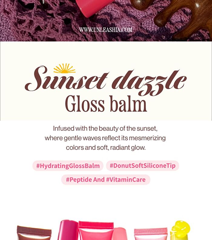 Sunset Dazzle Gloss Balm - 6 Colors - No. 3 Ibiza