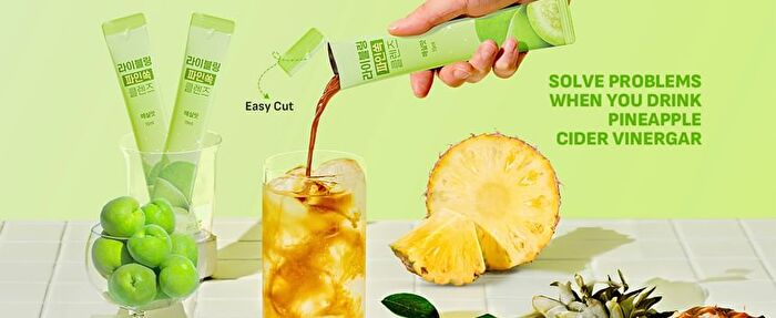 LIVELING Cleanse Pineapple Cider Vinegar - 2 Types - Shine Muscat Flavor