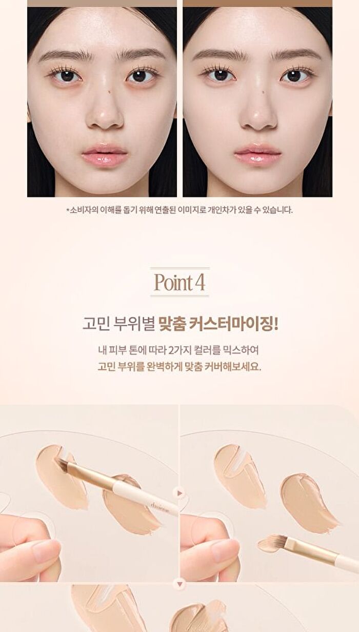 Pro Cover Dual Concealer Palette - 4 Types - #17 Fair