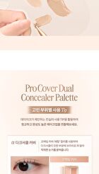 dasique Pro Cover Dual Concealer Palette - 4 Types - #22 Medium