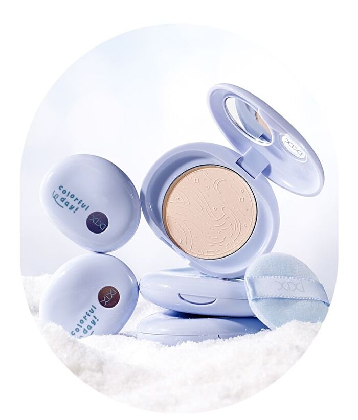 Cloud Island Clear Oil Control Pressed Powder - 3 Colors - #3 Clear white