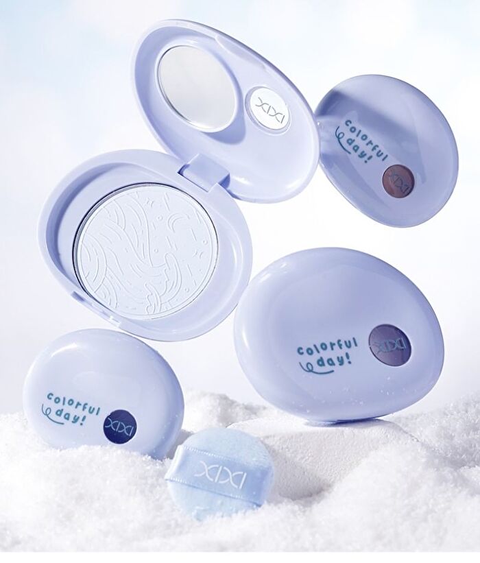 Cloud Island Clear Oil Control Pressed Powder - 3 Colors - #3 Clear white