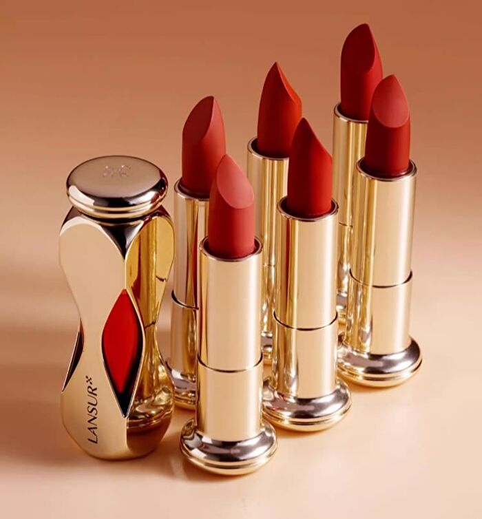 Lansur Ultra Matte Lipstick - 6 Colors - M06# Endless Red Brown - 3.6g