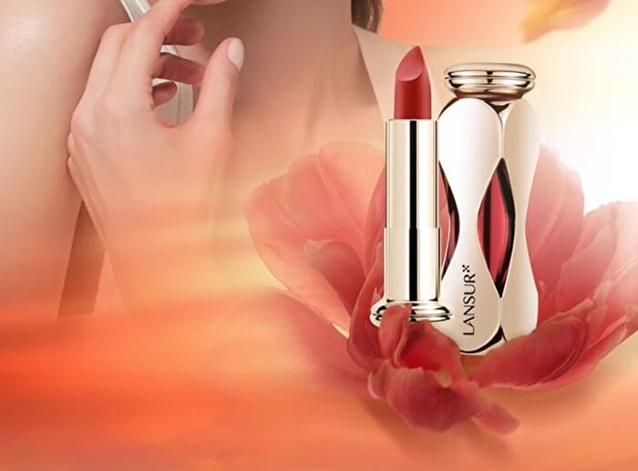 Lansur Ultra Matte Lipstick - 6 Colors - M06# Endless Red Brown - 3.6g