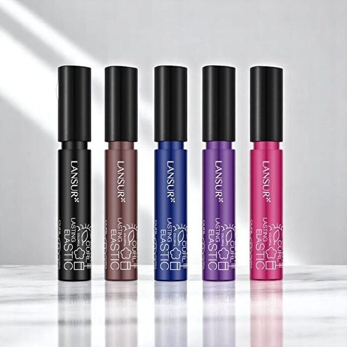 Lansur Colorful Curled Mascara - 5 Colors - 05# Pink - 8g