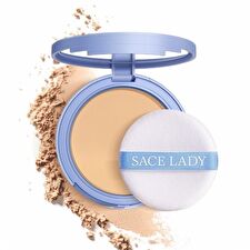 Sace Lady Lasting Waterproof Face Powder - 3 Colors - 02# Natural Beige - 10g