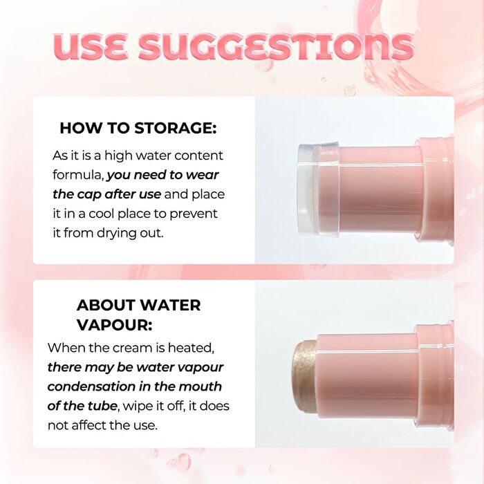 Watery Jelly Highlighter Stick - 3 Colors - 02# Rose - 8g