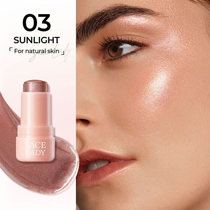 Watery Jelly Highlighter Stick - 3 Colors - 03# Sunlight - 8g
