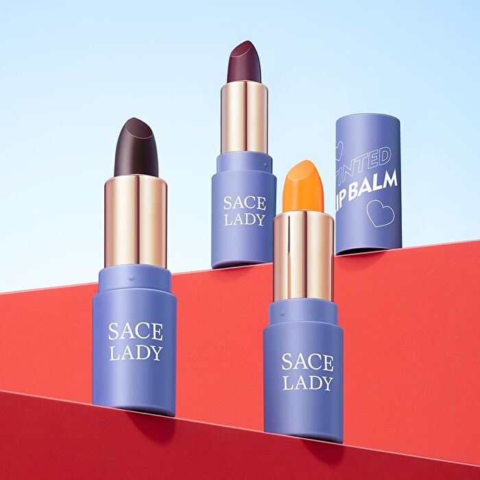Tinted Lip Balm - 3 Colors - 02# Ambre Noire - 3.5g