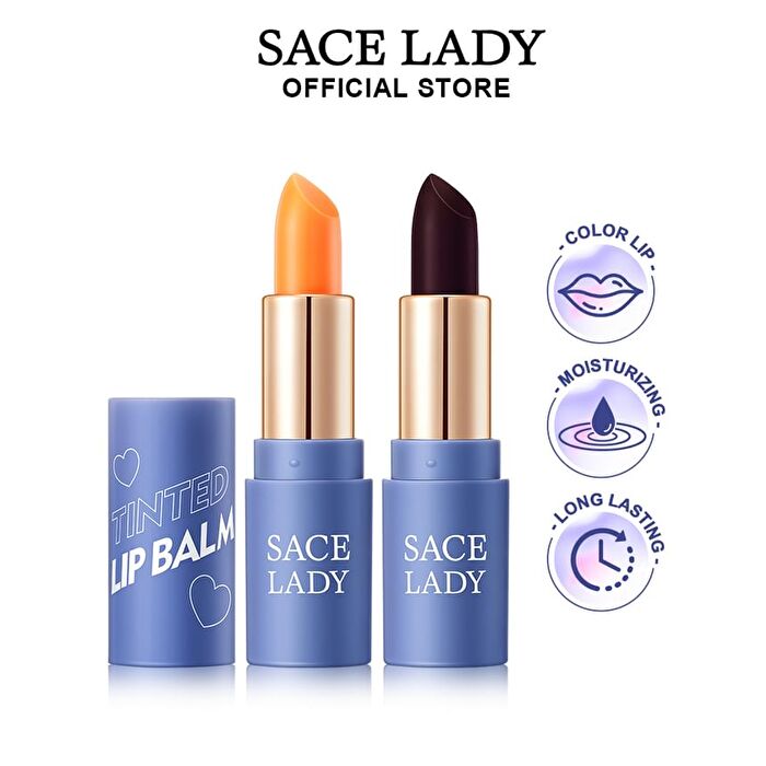 Tinted Lip Balm - 3 Colors - 02# Ambre Noire - 3.5g