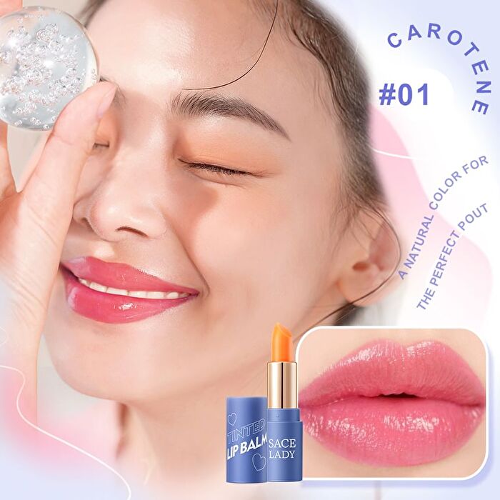 Tinted Lip Balm - 3 Colors - 02# Ambre Noire - 3.5g