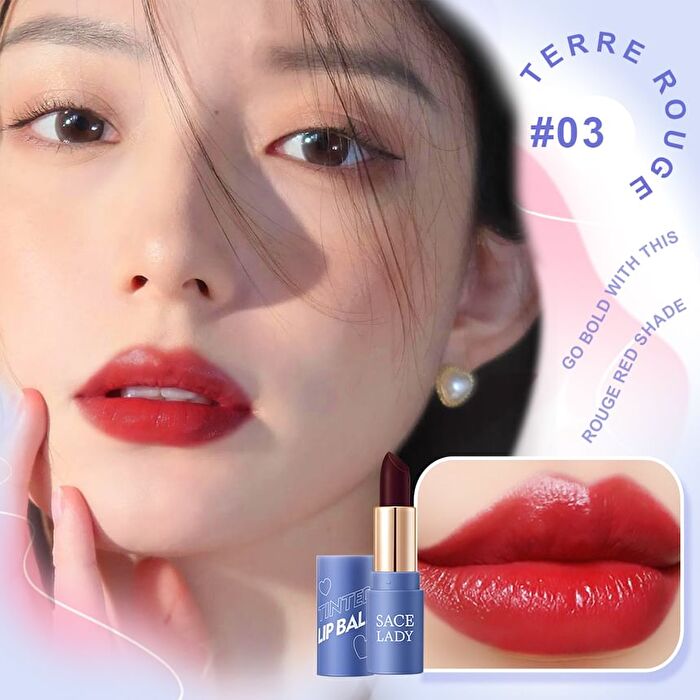 Tinted Lip Balm - 3 Colors - 02# Ambre Noire - 3.5g
