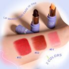 Tinted Lip Balm - 3 Colors - 02# Ambre Noire - 3.5g