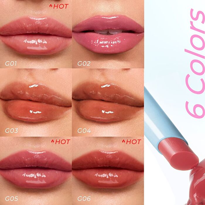 Airy Fresh Glasting Water Tint Lipstick - 7 Colors - G01# - 1.8g