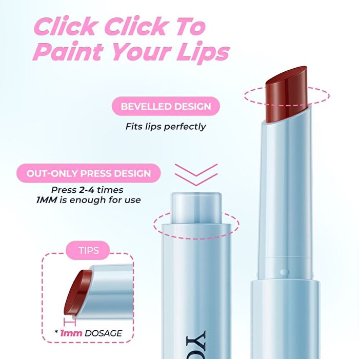 Airy Fresh Glasting Water Tint Lipstick - 7 Colors - G01# - 1.8g