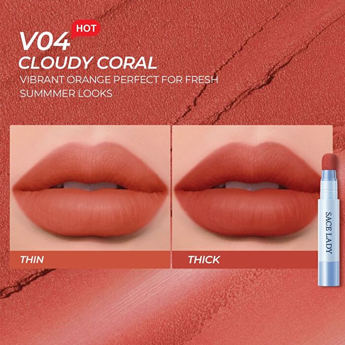 Air Cushion Lip & Cheek Cream - 6 Colors - V03# Rose Bubble - 3.3g