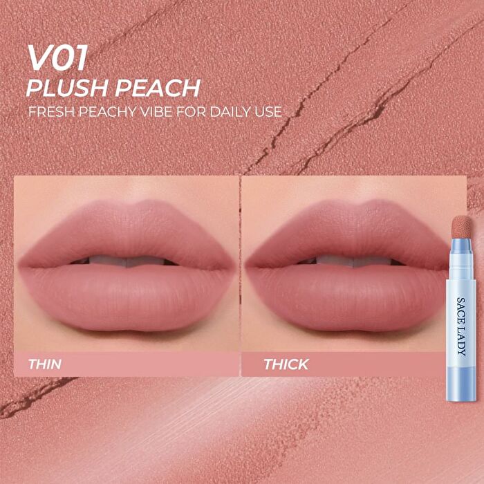 Air Cushion Lip & Cheek Cream - 6 Colors - V06# Velvet Coco - 3.3g