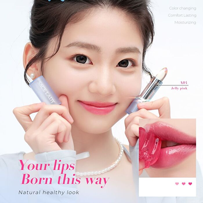 Color Changing Tinted Lipstick - 5 Colors - A02# Sunset Kiss - 3.5g