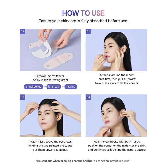 Tension Up Mask Set - 25g x 5 sheets