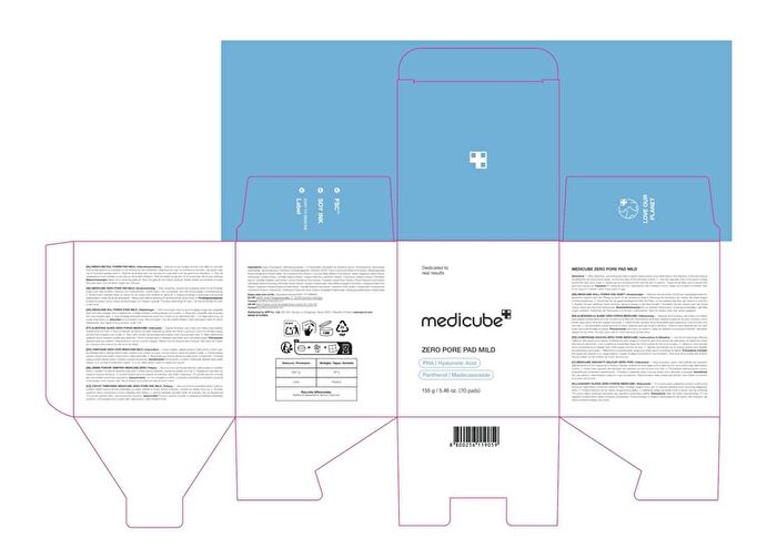 Zero Pore Pad Mild (EU/UK Packaging) - 70 pads