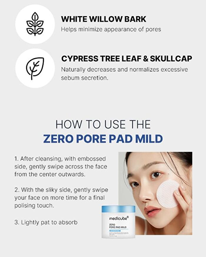 Zero Pore Pad Mild (EU/UK Packaging) - 70 pads