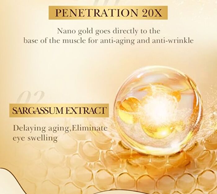 25K Golden Eye Mask - #Eye Mask - 1pcs