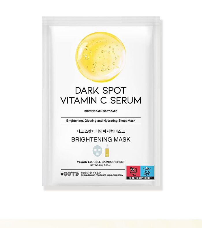 Ootd Dark Spot Vitamin C Serum Mask Set - 25g x 10 sheets