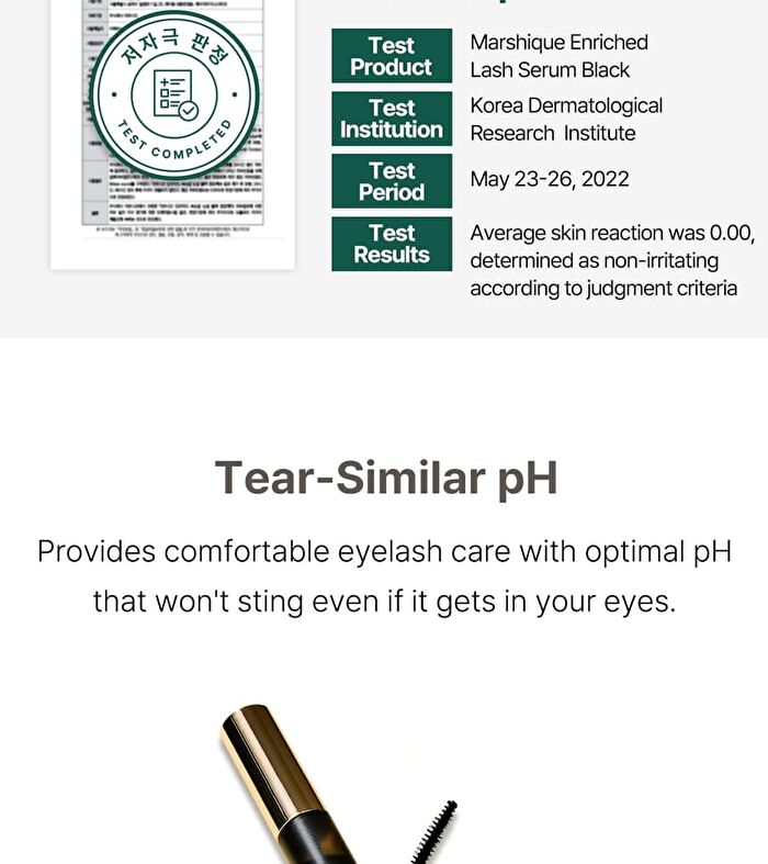 Marshique Enriched Lash Serum Black - 7.5ml