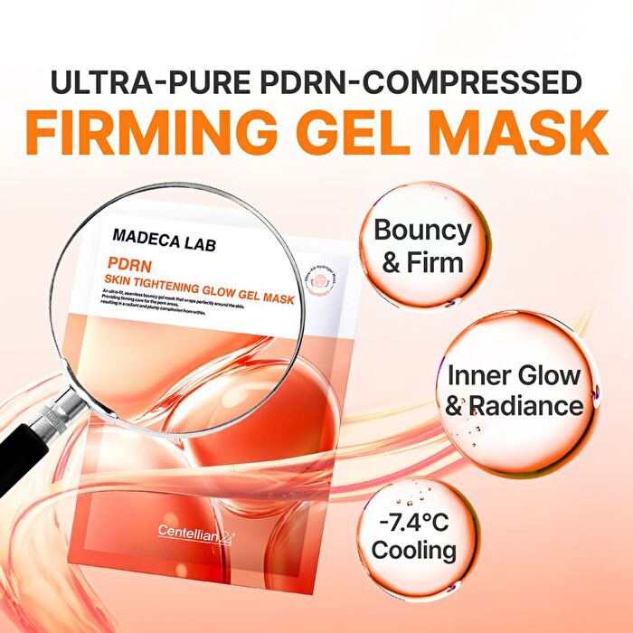 Madeca Lab Glow Gel Mask Set 5 pcs - 2 Types - PDRN Skin Tightening