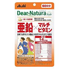 Asahi Dear-Natura Style Zinc x Multivitamin - 60 tablets