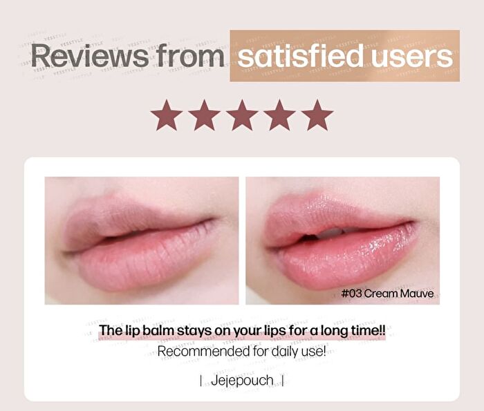 Ceramide Lip Balm - 3 Colors - #03 Cream Mauve